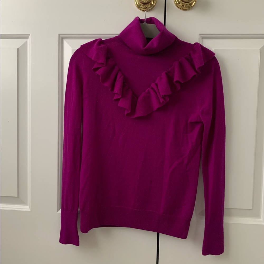 J. Crew Turtleneck with Ruffles